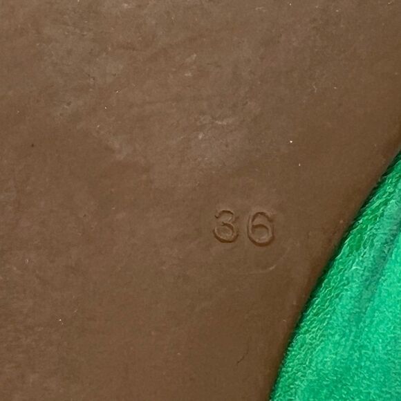 Lanidor Bohemian Suede Flat Ballet  Size 36 EU/ 6 US Made in Brazil - Picture 3 of 8